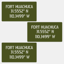 Fort Huachuca Latitud Longitud Vattentät
