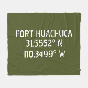 Fort Huachuca Latitude Longitud Fleecefilt