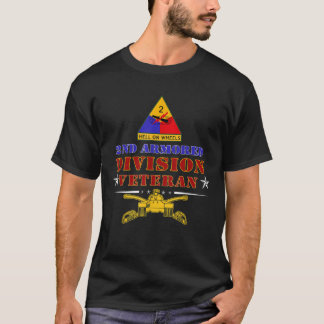 Fort Huva Texas TX 2:a beväpnade divisionens veter T Shirt