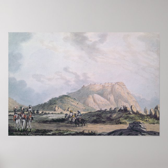 Fort i Nandidong under den tredje Mysore Poster (Framsidan)