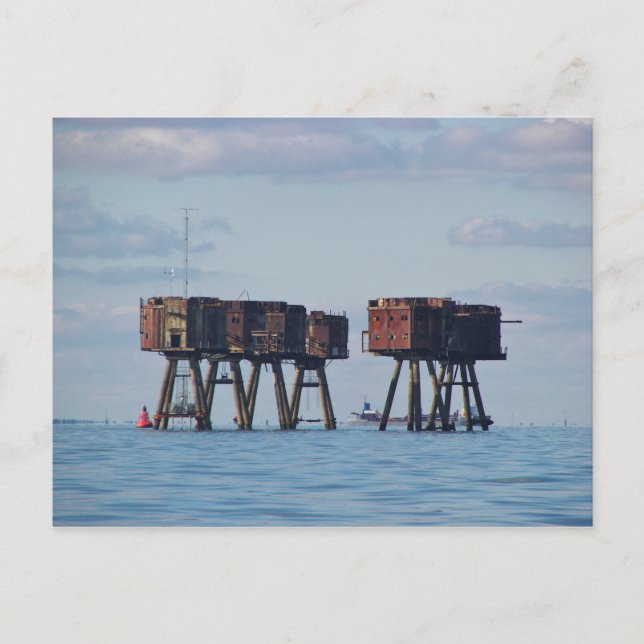 Fort i Themsen Estuary Vykort (Framsida)
