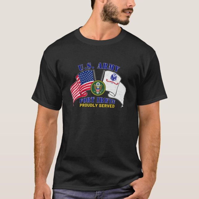 Fort Irwin California Training Centre Ame T Shirt (Framsida)