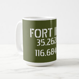 Fort Irwin Latitude Longitud Kaffemugg