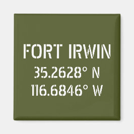 Fort Irwin Latitude Longitud Magnet