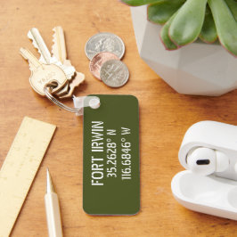 Fort Irwin Latitude Longitud Nyckelring