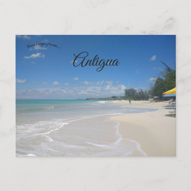 Fort James Beach Antigua och Barbuda Vykort (Framsida)