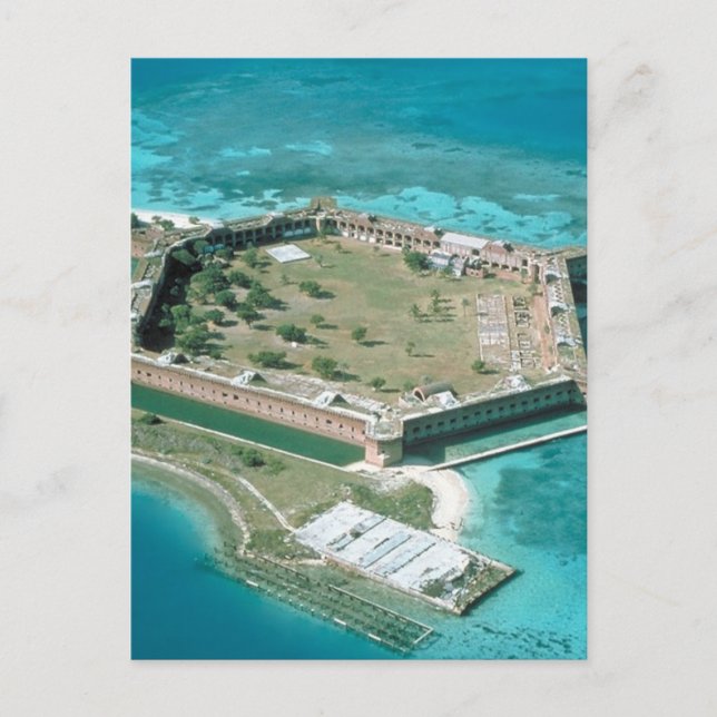 Fort Jefferson nationalpark Vykort (Framsida)