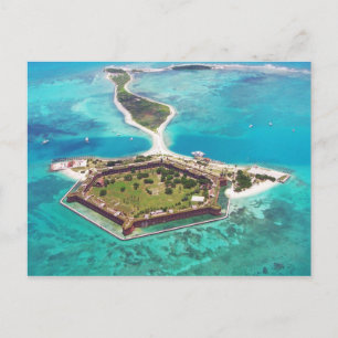 Fort Jefferson på Garden Nyckel, Tortugas NP Vykort