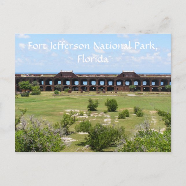 Fort Jefferson Vykort (Framsida)