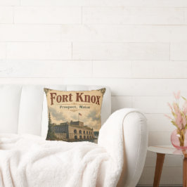 Fort Knox Prospect Maine Historisk Granit Fort Kudde