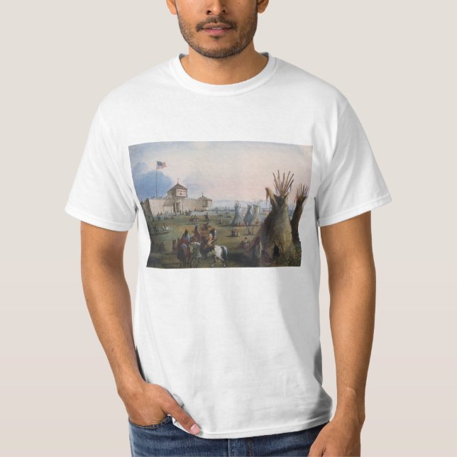 Fort Laramie, Sublette Fort, Fort William, Miller Tee Shirt (Framsida)