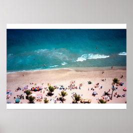 Fort Lauderdale Beach-antennvyfoto Poster