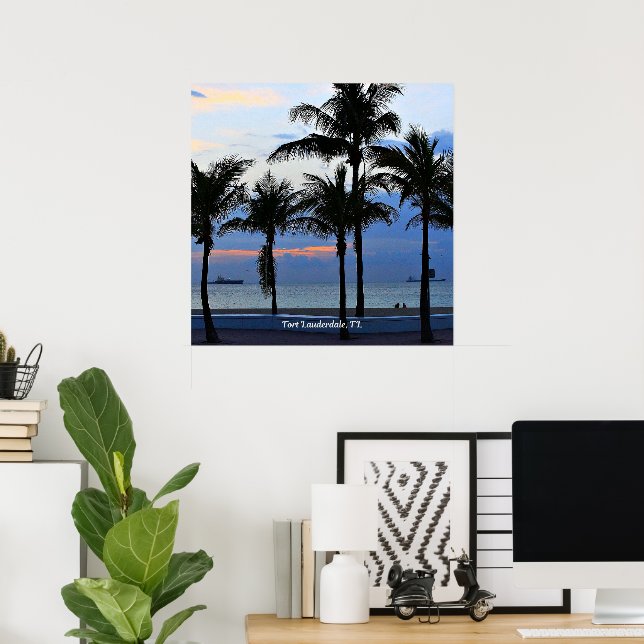 Fort Lauderdale Beach, Florida Poster (Hemmakontoret)