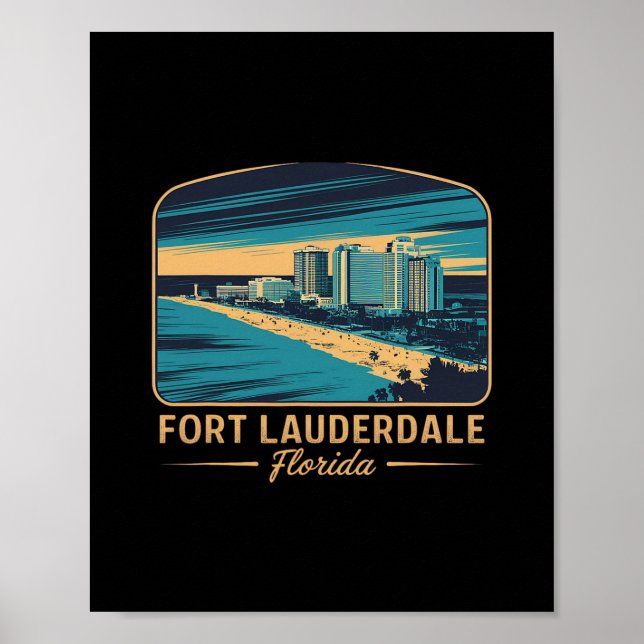 Fort Lauderdale Beach Florida  Poster (Framsidan)