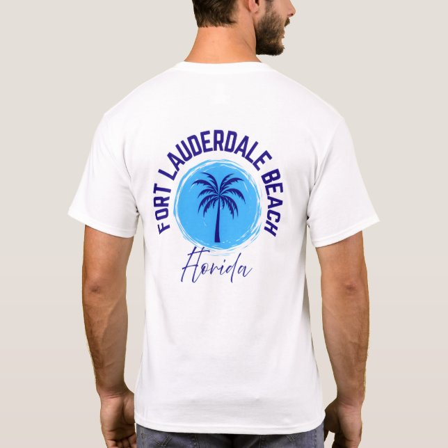 Fort Lauderdale Beach Florida T-Shirt (Baksida)