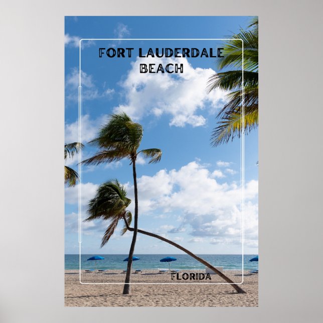 Fort Lauderdale Beach Poster (Framsidan)