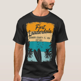Fort Lauderdale Beach Souvenirs från Florida Gifts T Shirt