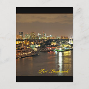 Fort Lauderdale, Florida, Amerikas Venedig Vykort