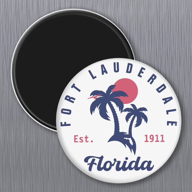 Fort Lauderdale Florida Beach Tropical Souvenirs Magnet (Skapare uppladdad)