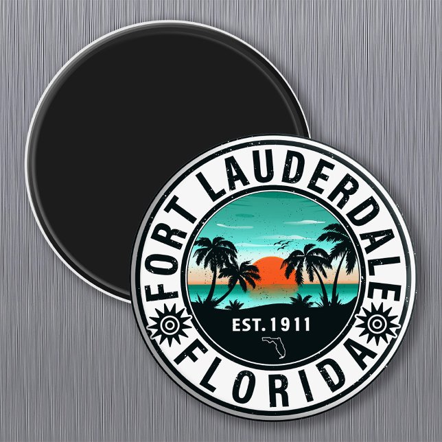 Fort Lauderdale Florida Beach Tropical Souvenirs Magnet (Skapare uppladdad)