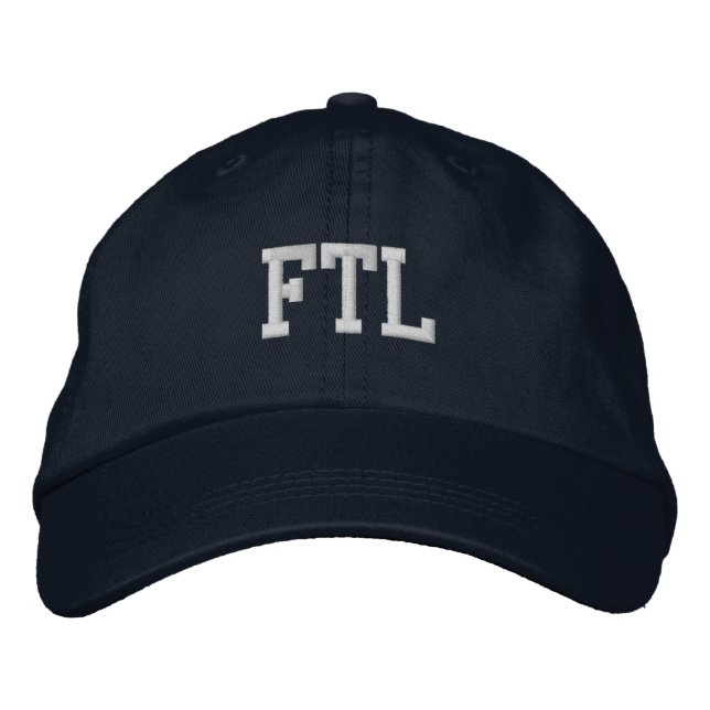 Fort Lauderdale Florida Broderad Basebollmössa Keps (Framsida)