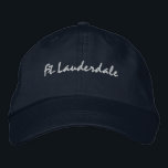 Fort Lauderdale Florida Embroired Baseball Hat Broderad Keps<br><div class="desc">Fort Lauderdale Embroized Baseball Hat</div>