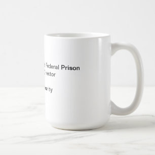 Fort Lauderdale Florida federal fängelsesouvenir Kaffemugg