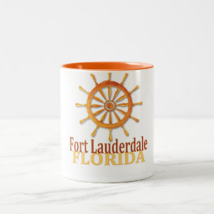 Fort Lauderdale Florida-kaptenens hjulkaffe mugg