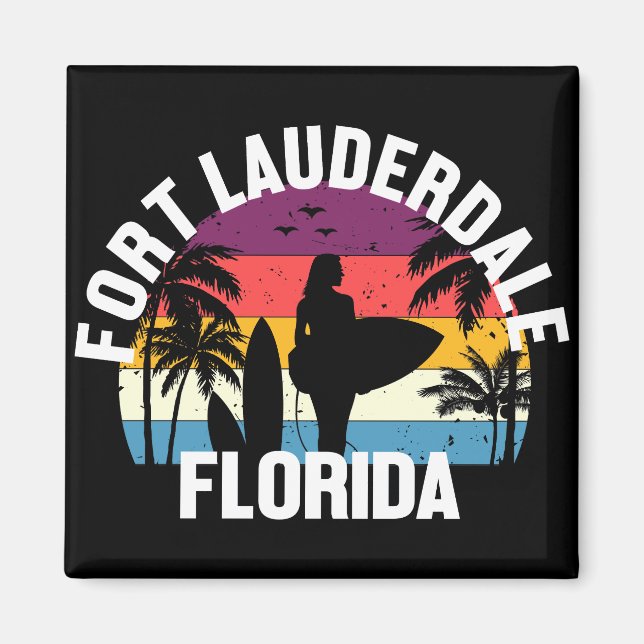 Fort Lauderdale,Florida Magnet (Framsidan)