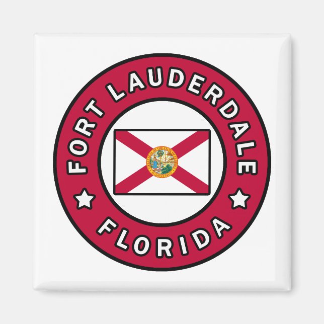 Fort Lauderdale Florida Magnet (Framsidan)