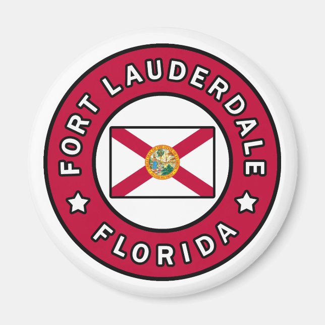 Fort Lauderdale Florida Magnet (Framsidan)