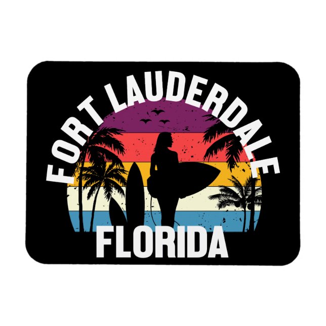 Fort Lauderdale,Florida Magnet (Horisontell)