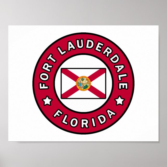 Fort Lauderdale Florida Poster (Framsidan)