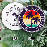 Fort Lauderdale Florida Retro Handflatan träd Trav Julgransprydnad Keramik<br><div class="desc">Fort Lauderdale Florida - Retro Tropical Handflatan Träd 60-talet Souvenirs-Vintagen gör en underbar julklapp eller födelsedagspresent till fläkt av Fort Lauderdale Beach. Rundsommarbesöket är en gåva till perfekten älskare och det tropiska destinationsorten fläkt. - " Du kan anpassa och ändra den här mallen genom att justera, ändra eller ta bort...</div>