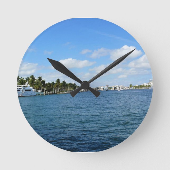 Fort Lauderdale, Florida Rund Klocka (Framsida)