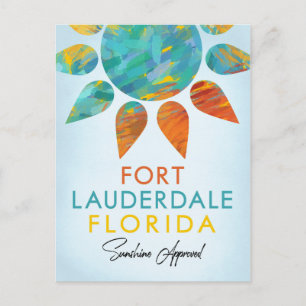 Fort Lauderdale Florida Sunshine Travel Vykort