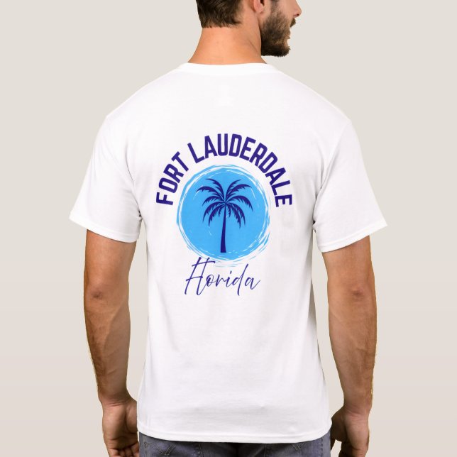 Fort Lauderdale Florida T-Shirt (Baksida)