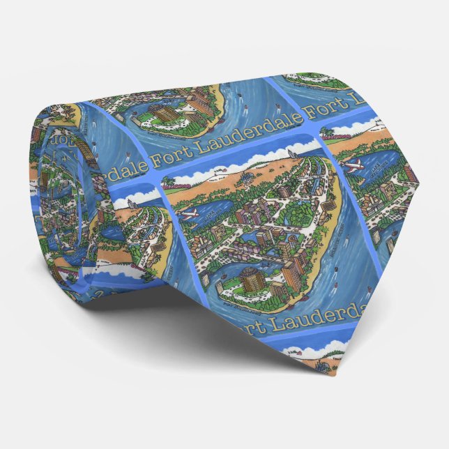 Fort Lauderdale florida tie Slips (Rullad)