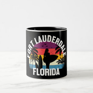Fort Lauderdale,Florida Två-Tonad Mugg