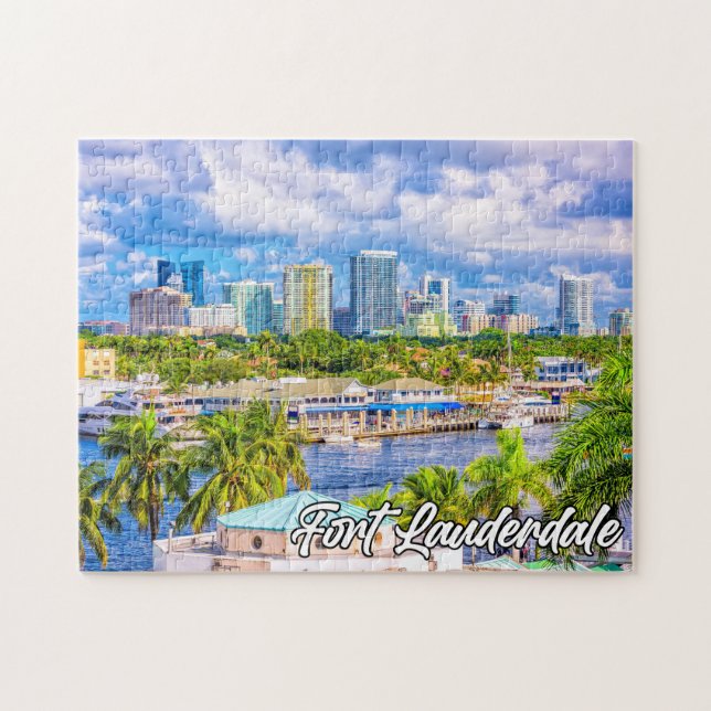 Fort Lauderdale, Florida, USA Pussel (Horisontell)