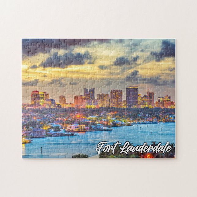 Fort Lauderdale, Florida, USA Pussel (Horisontell)