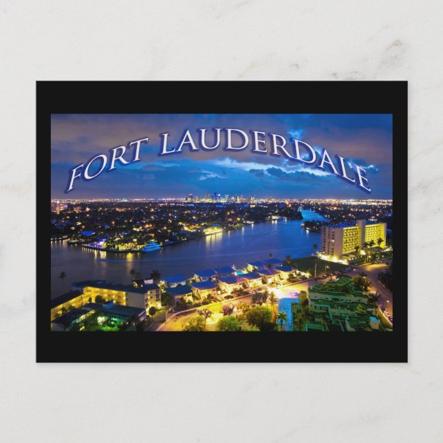 Fort Lauderdale, Florida, USA Vykort (Framsida)