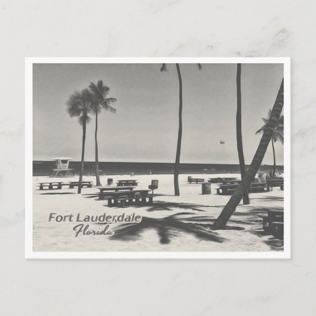 FORT LAUDERDALE FLORIDA VYKORT (Framsida)