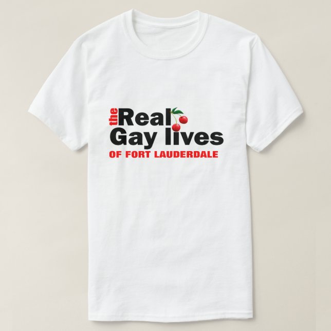 Fort Lauderdale Gay pride T-shirt (Design framsida)