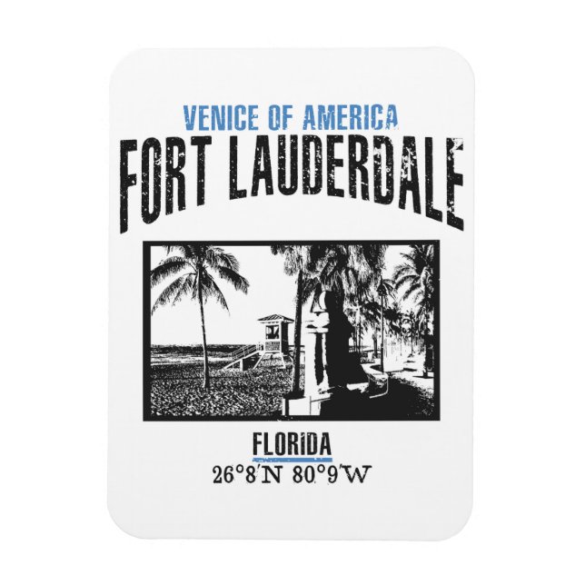 Fort Lauderdale Magnet (Vertikal)