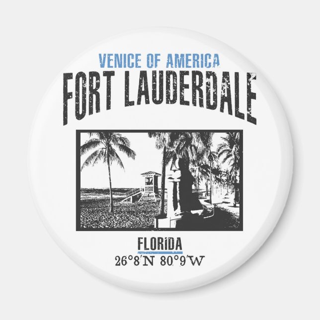 Fort Lauderdale Magnet (Framsidan)