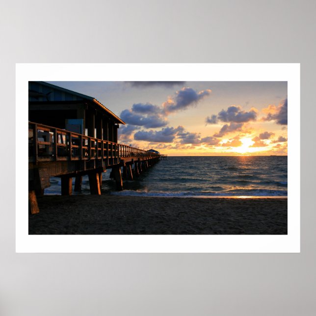Fort Lauderdale Pier Poster (Framsidan)