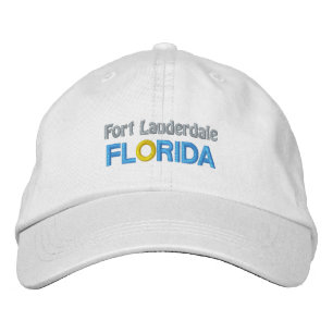 FORT LAUDERDALE-sockel Broderad Keps