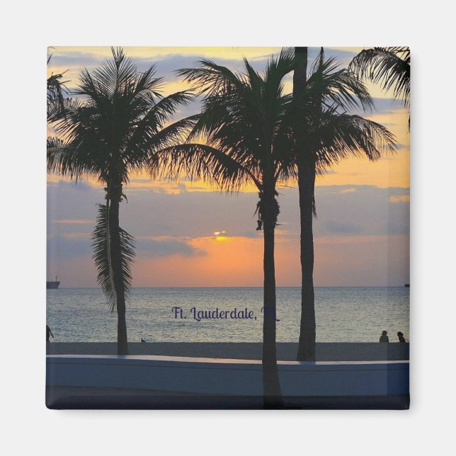 Fort Lauderdale Sunrise Magnet (Framsidan)