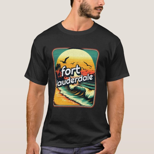 Fort Lauderdale T Shirt (Framsida)